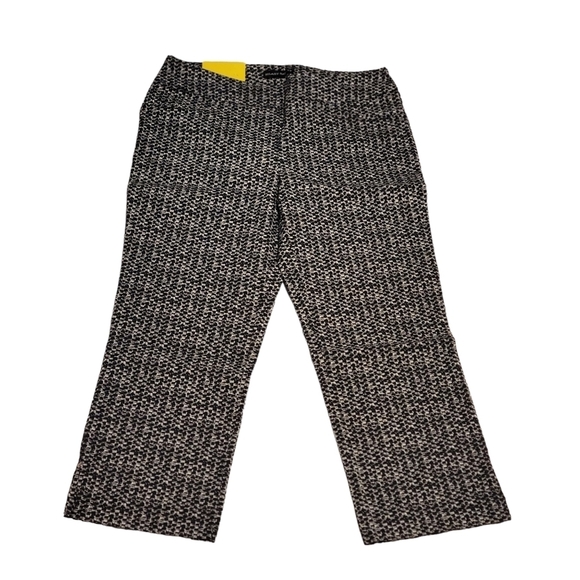 HILARY RADLEY Patterned Cropped Pants SIZE S - Picture 1 of 6